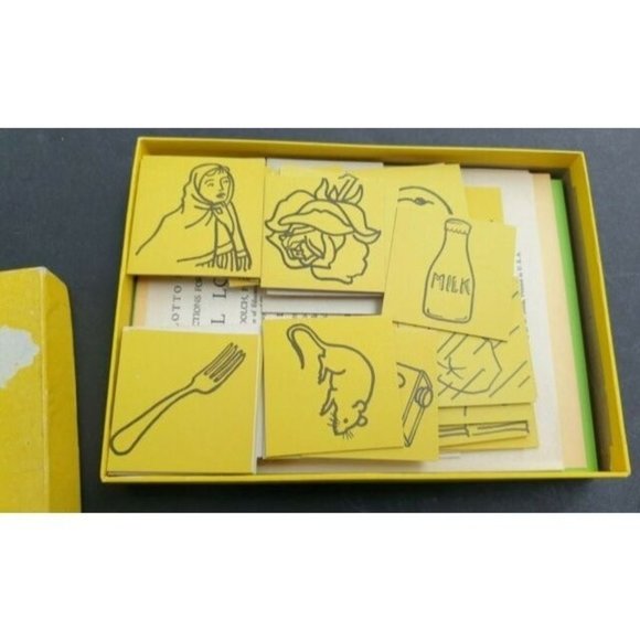 Dolch Phonics Game Vowel Lotto Vintage 1949 - Picture 2 of 9